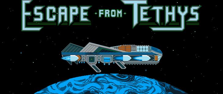 Escape from Tethys Title Screen
